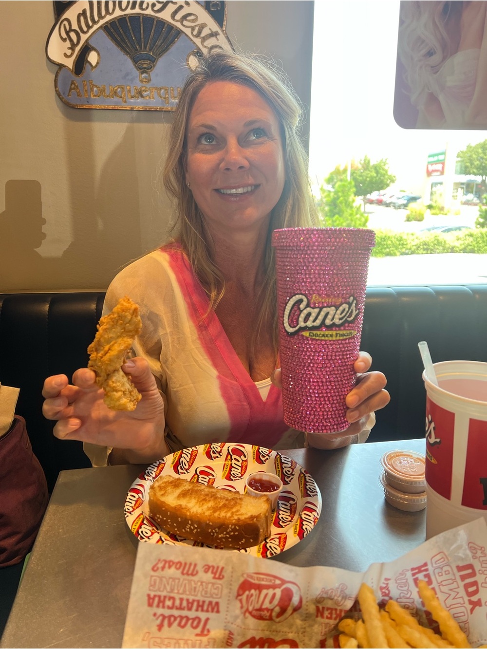 Limited Edition! Raising Cane's Megan Moroney Rhinestone Tumbler 20 oz - Picture 5 of 6